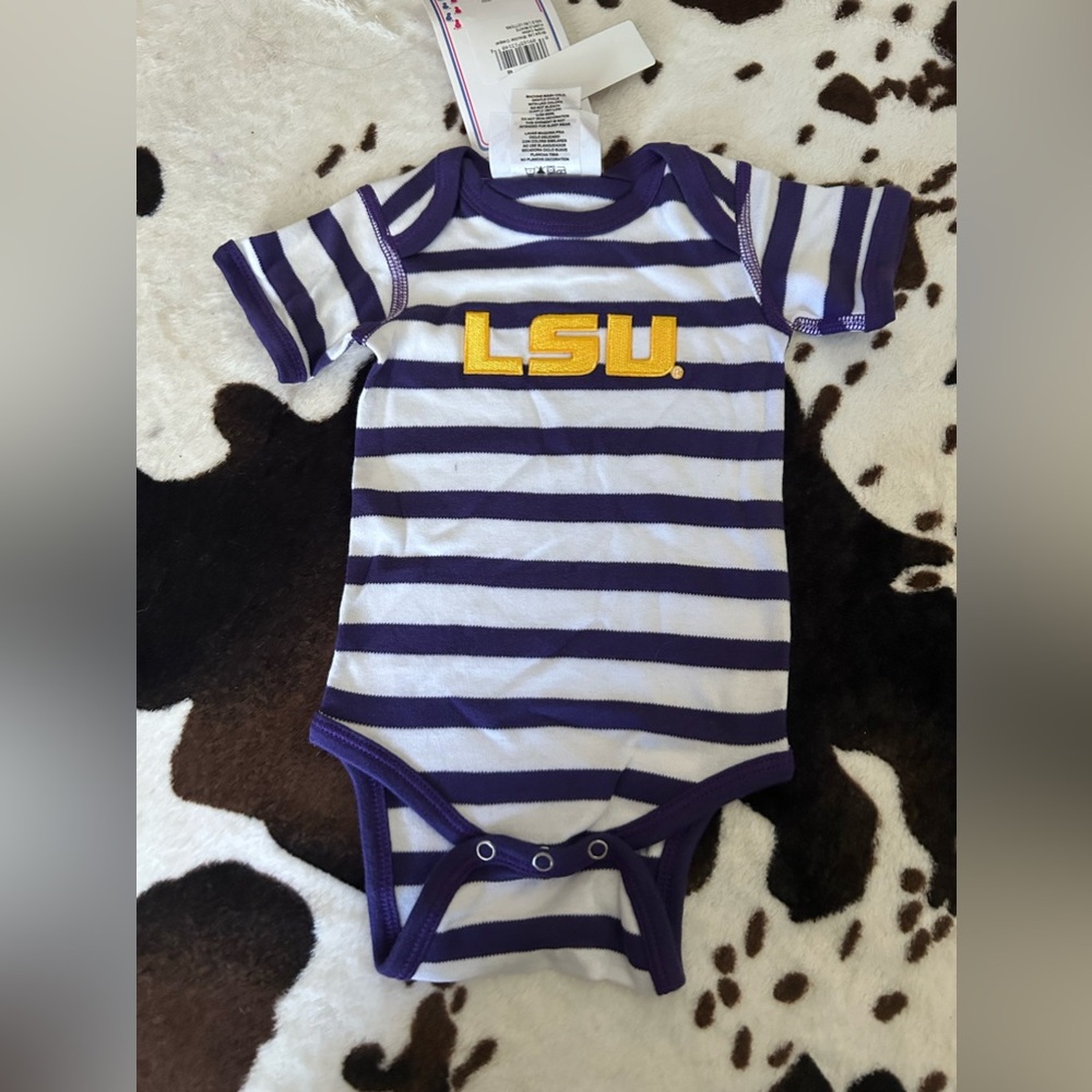 LSU Onsie Newborn